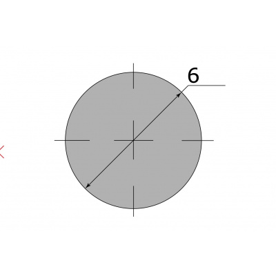 Арматура 6 А1, длина 6 м, марка Ст3 #3