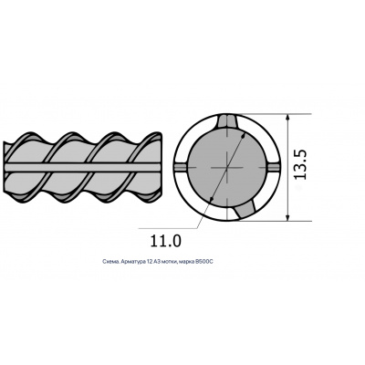 Арматура 12 А3 мотки, марка В500С #2