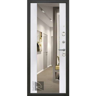 Входные двери  Лабиринт Z - Белый софт #2