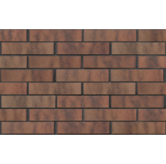 Кирпич облицовочный керамический ЛСР пустотелый ореховый флэш 1 NF гладкий