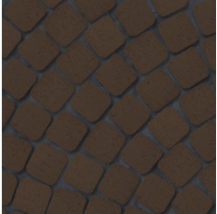 Брусчатка коричневая 