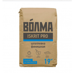 Шпаклевка финишная полимерная Волма Iskrit Pro, 19 кг