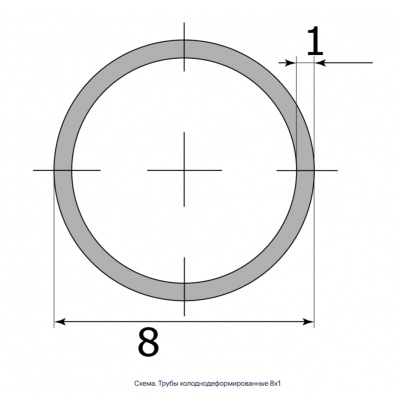 Трубы холоднодеформированные 8х1 #2