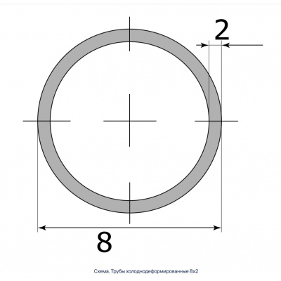 Трубы холоднодеформированные 8х2 #2