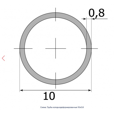 Трубы холоднодеформированные 10х0.8 #2