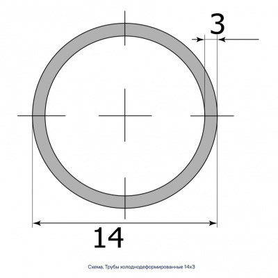 Трубы холоднодеформированные 14х3 #2