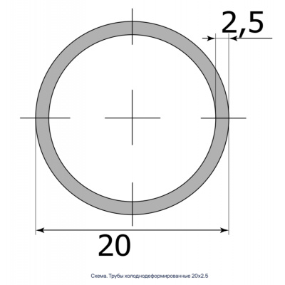 Трубы холоднодеформированные 20х2.5 ASTM A106 #2