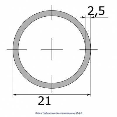 Трубы холоднодеформированные 21х2.5 #2