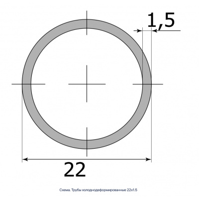 Трубы холоднодеформированные 22х1.5 #2