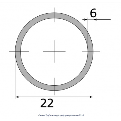 Трубы холоднодеформированные 22х6 #2