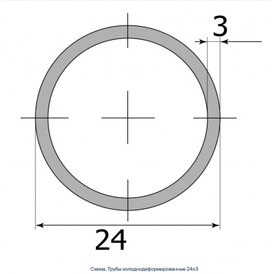 Трубы холоднодеформированные 24х3 #2