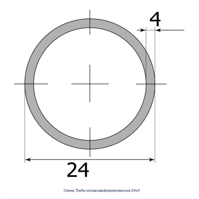Трубы холоднодеформированные 24х4 #2