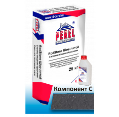 Perel «RodStone Шов-литой», Черный, 25 кг + компонент 