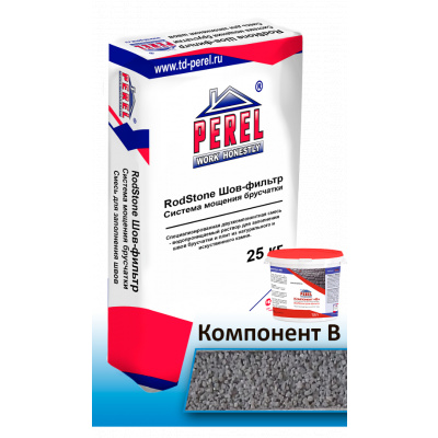 Perel «RodStone Шов-фильтр», серый, 25 кг #1