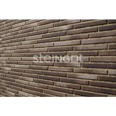 Ригельный кирпич Бурый камень (Stein Brown) (полный прокрас) 70 мм #1