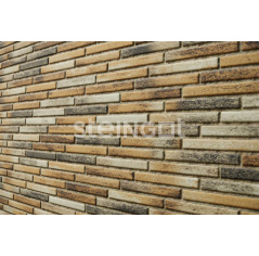Ригельный кирпич Бронзовый камень (Stein Bronze) (частичный прокрас) 70 мм