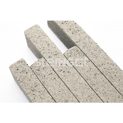 Ригельный кирпич Белый гранит (Bianco Nero) (частичный прокрас) 70 #2