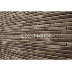 Ригельный кирпич Бурый камень (Stein Brown) (частичный прокрас) 70 мм