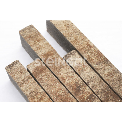 Ригельный кирпич Бурый камень (Stein Brown) (частичный прокрас) 70 мм #2