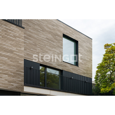 Ригельный кирпич Травертин (Travertin) (частичный прокрас) 70 мм #5