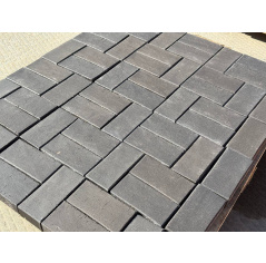 Клинкерная брусчатка Графитовый микс 200x100x50 мм