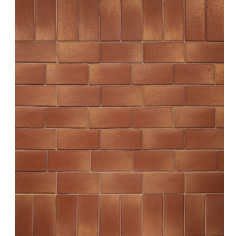 Клинкерная брусчатка тёмно-красная 