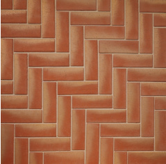 Клинкерная брусчатка красная 