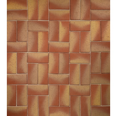 Клинкерная брусчатка красная 