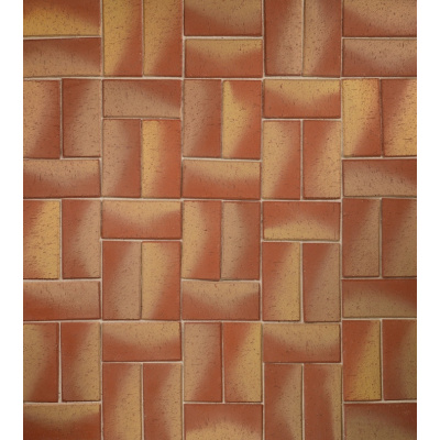 Клинкерная брусчатка красная 