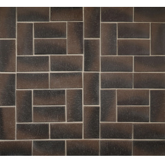 Клинкерная брусчатка коричневая 