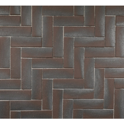 Клинкерная брусчатка коричневая 