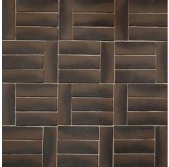 Клинкерная брусчатка коричневая 