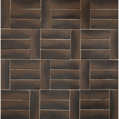 Клинкерная брусчатка коричневая 