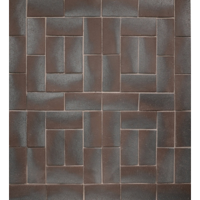 Клинкерная брусчатка коричневая 