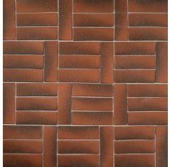 Клинкерная брусчатка красная 