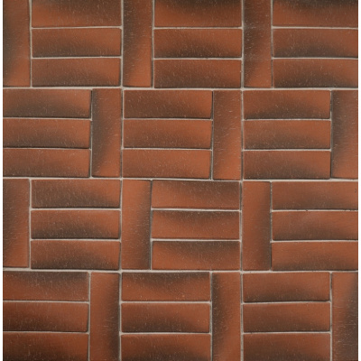 Клинкерная брусчатка красная 