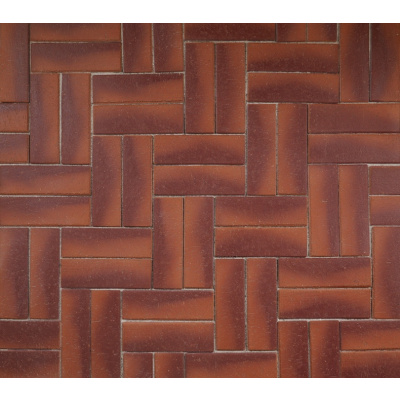 Клинкерная брусчатка красная 