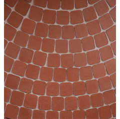 Брусчатка тёмно-красная 