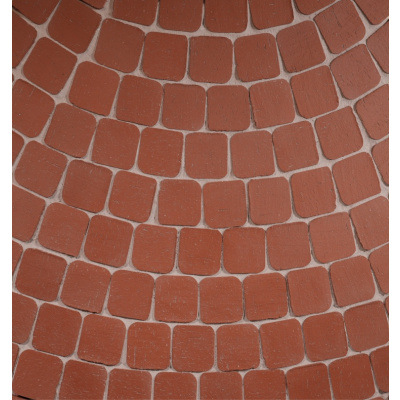 Брусчатка тёмно-красная 