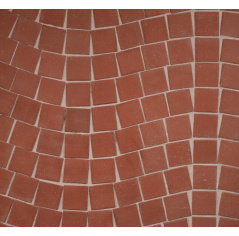 Брусчатка тёмно-красная 