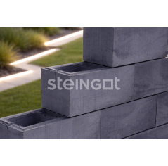 Архитектурный блок 500х200х200 Графитовый камень (Stein Black)